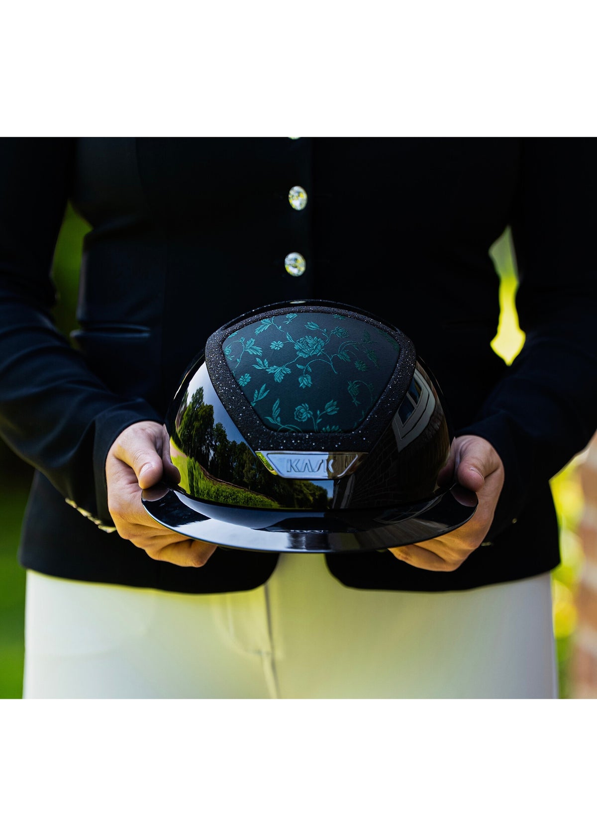 DEMO Kask Star Lady Lamantia couture Signature Green Flower