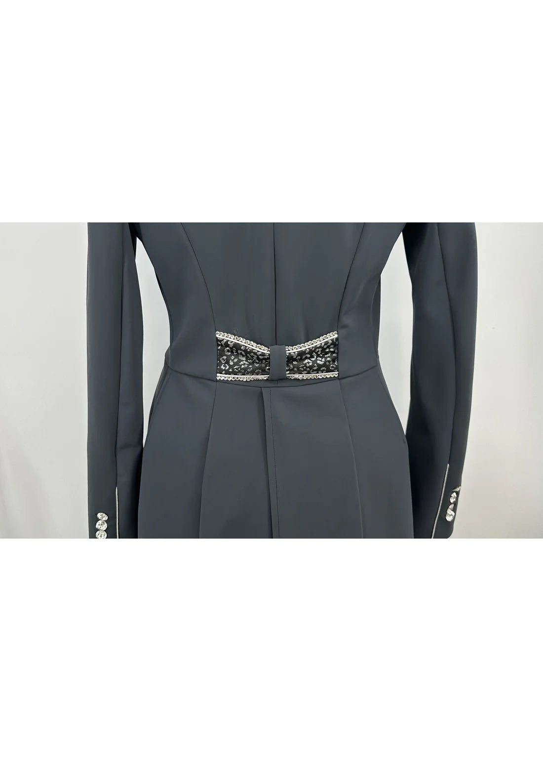 DEMO Lamantia Couture Frack Limited Edition Silver Grey Panther SIZE 38