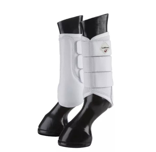 LeMieux Mesh brushing boots white