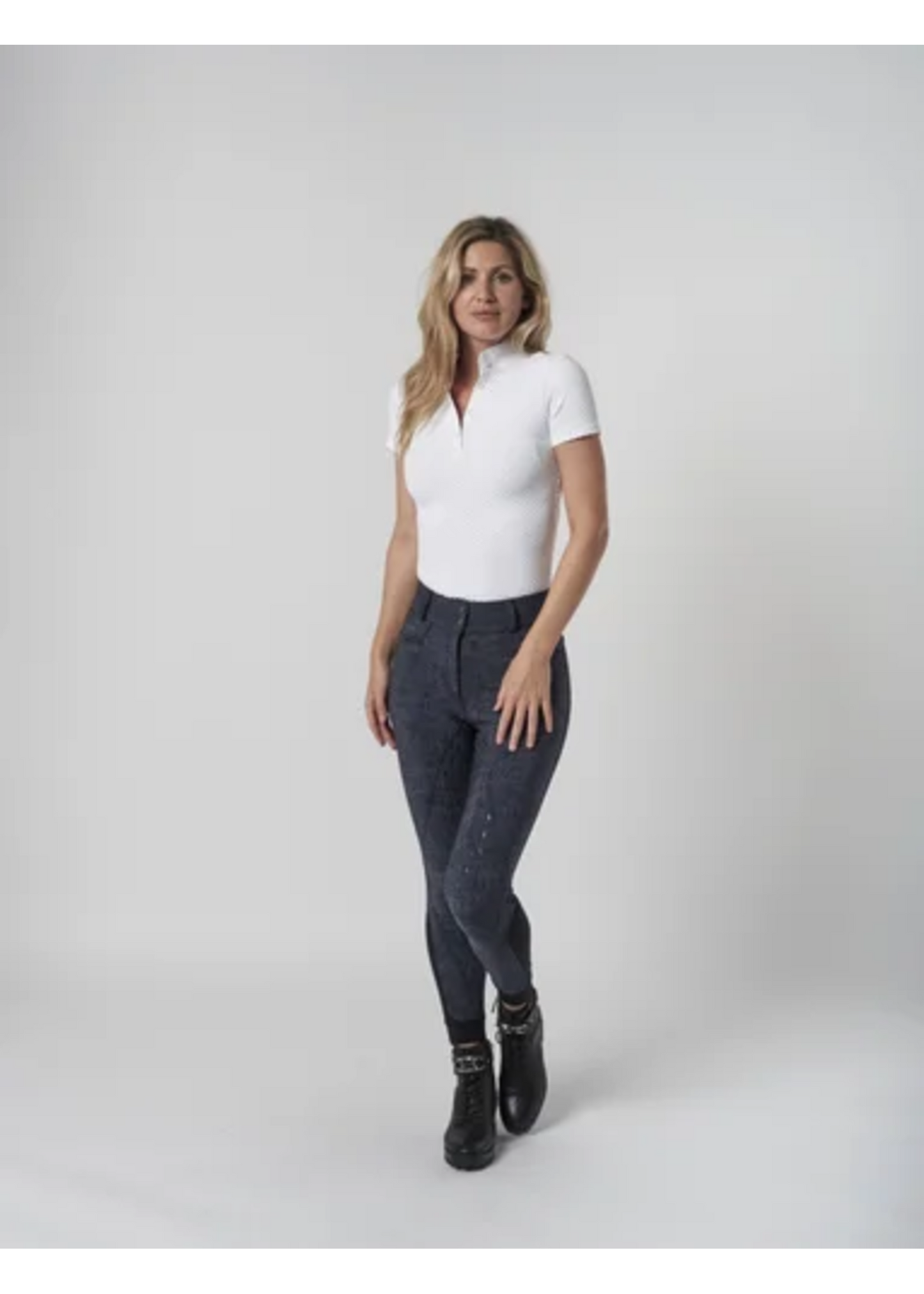 Aviar High Rise Sportive blue jeans breeches