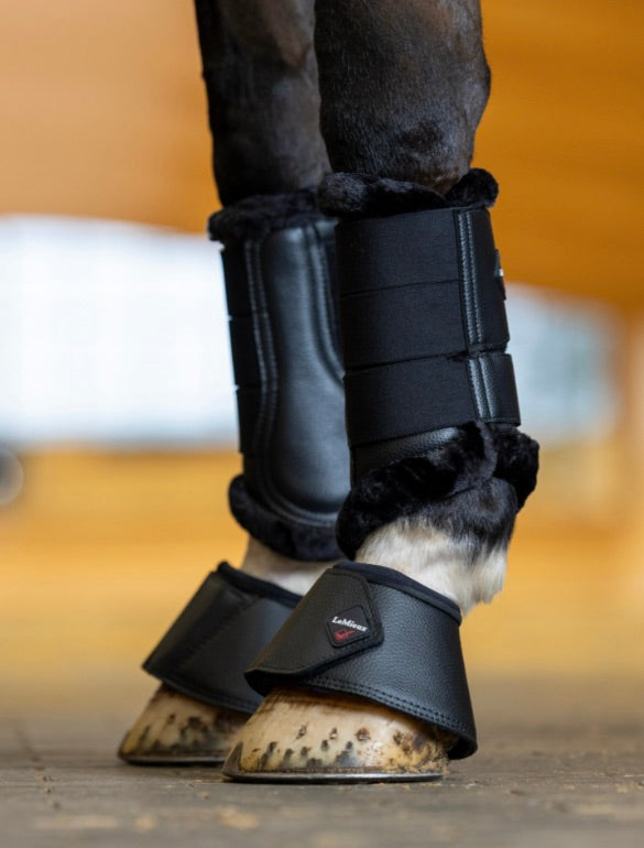 LeMieux Wrapround leather over reach Boots