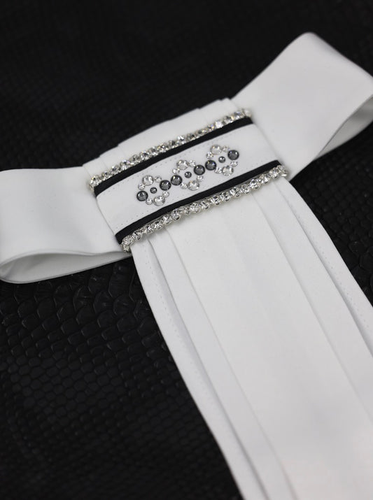 LCN Swarovski design plastron Cartouche Silver Night