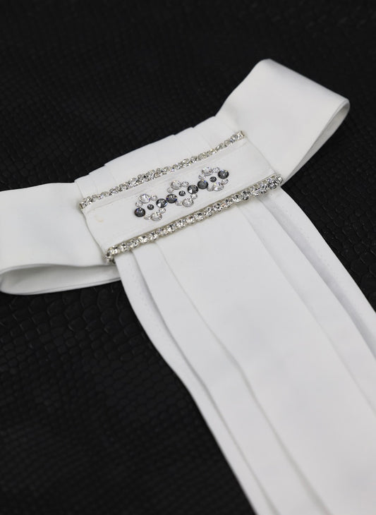 LCN Swarovski design plastron Cartouche black