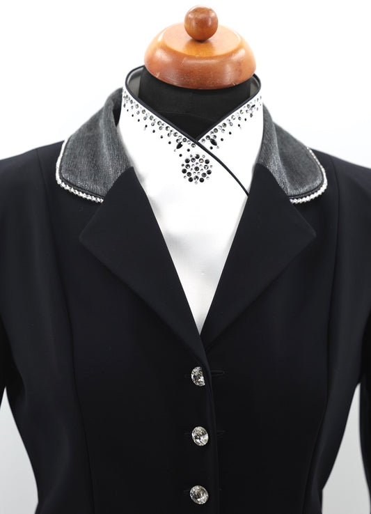 Swarovski Plastron Lamantia Crystal Blossom Black