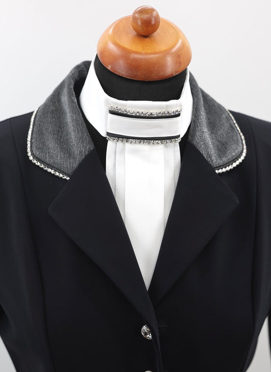 LCN Swarovski plastron black