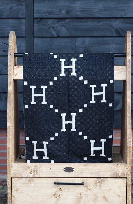 Horses and Lifestyl H Scarf Black