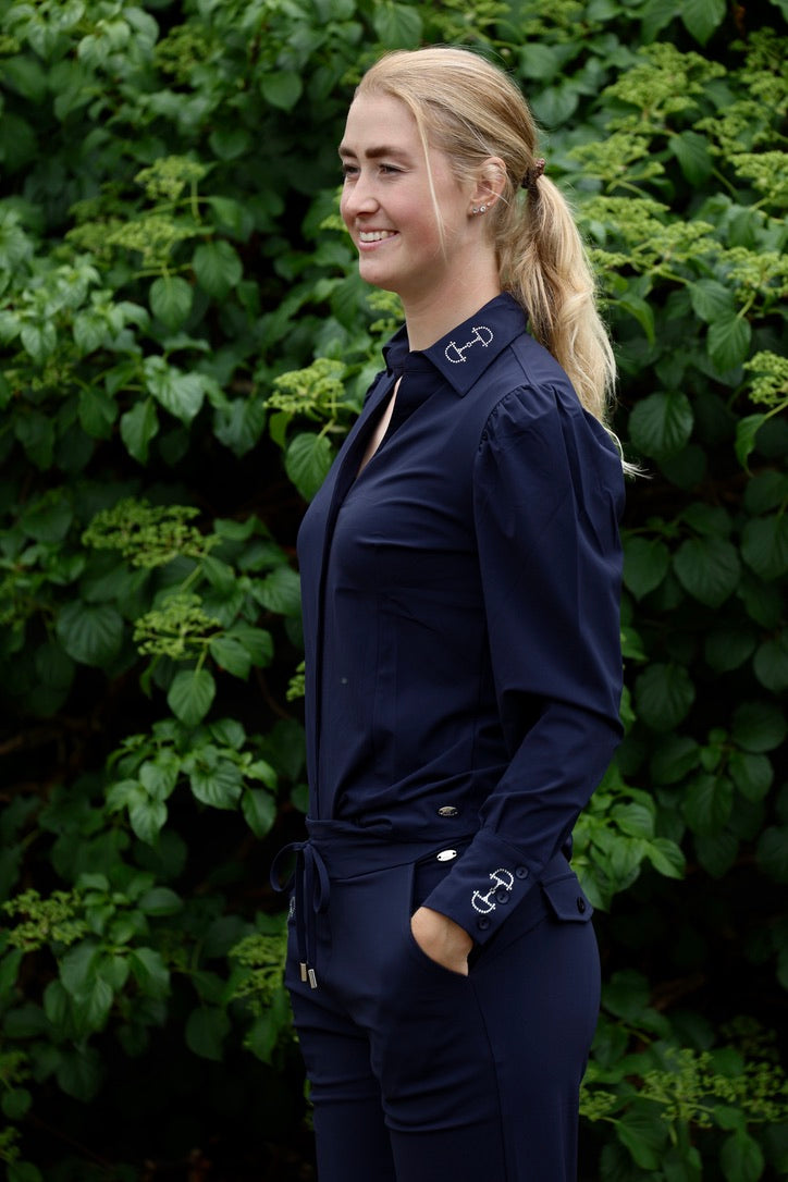 Equestrian Style Set Swarovski Black