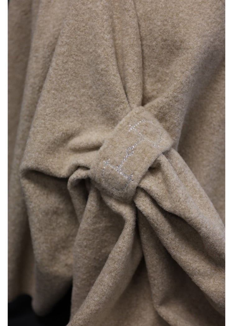 Omslagdoek Trend Swarovski Beige