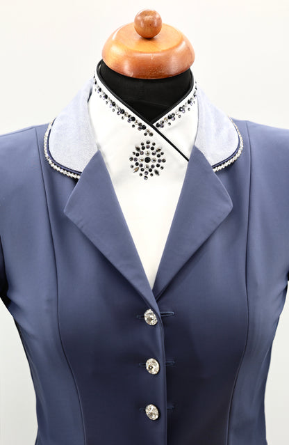 Swarovski Plastron Lamantia Crystal Flower Lavender