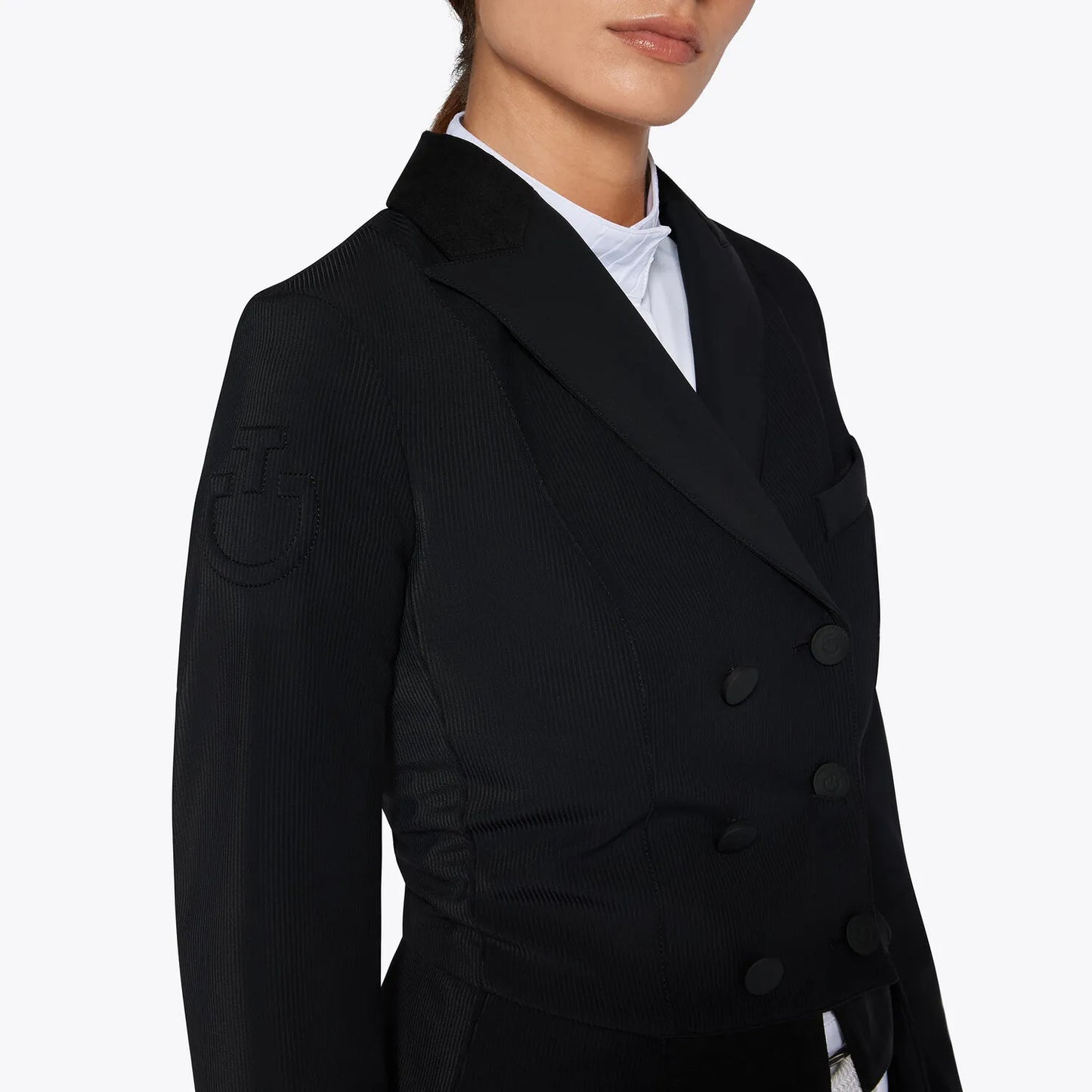 Cavalleria Toscana Frack Black Striped Size IT 38 ***