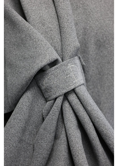 Omslagdoek Fleece Swarovski Grey