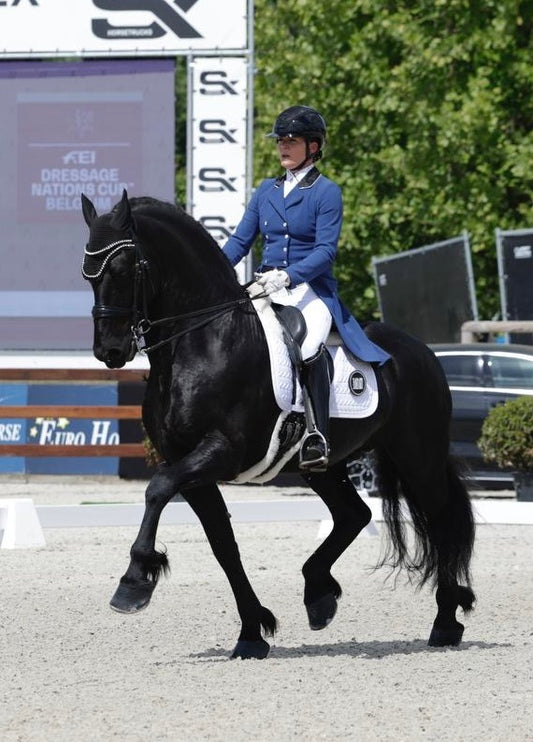 DEMO Lamantia Couture Frack Dutch Blue Maat 38