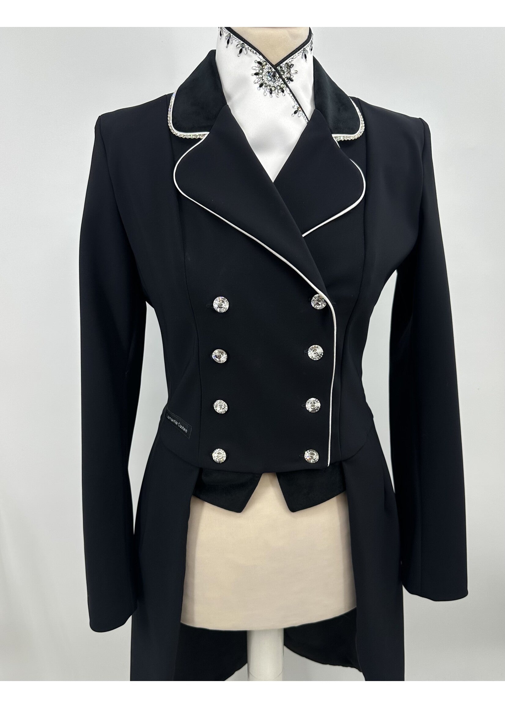 Lamantia Couture Frack Classic Velvet LE Black White