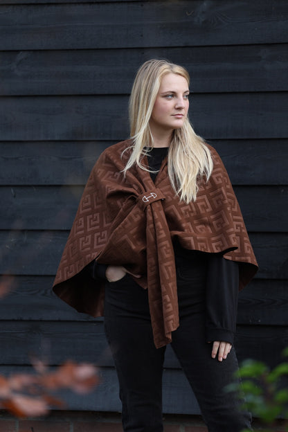 Omslagdoek Swarovski Luxe Brown