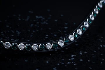 SWAROVSKI CLASSIC XL BROWBAND EMERALD CHRYSTAL