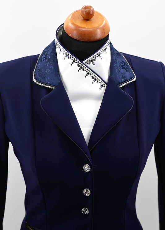 Swarovski Plastron Lamantia Crystal silver Saffier