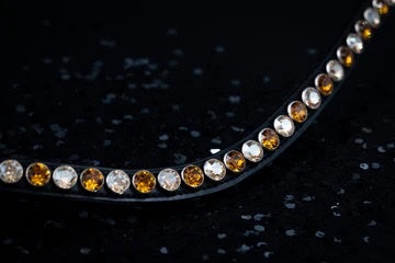 SWAROVSKI CLASSIC XL BROWBAND GOLDEN SHADOW TOPAZ