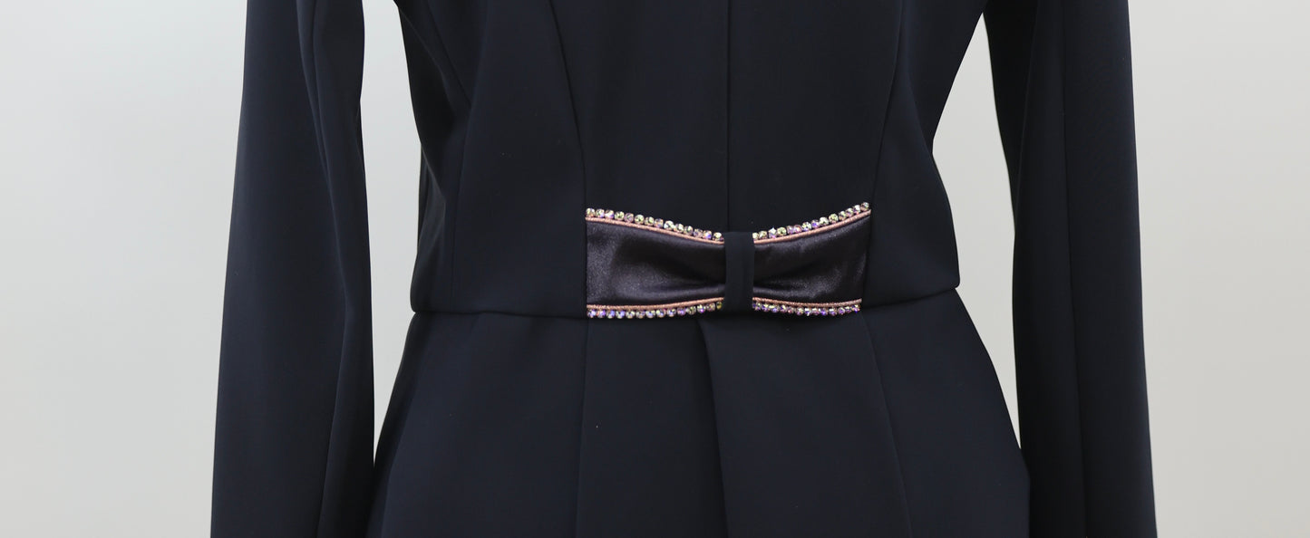 DEMO Lamantia Couture Mini Frack Rose Blue MAAT 40