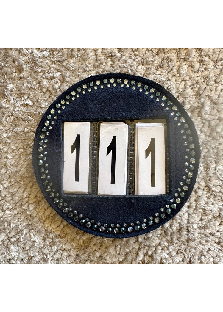 Swarovski Wedstrijd nummer Blauw Lak Crystal Montana