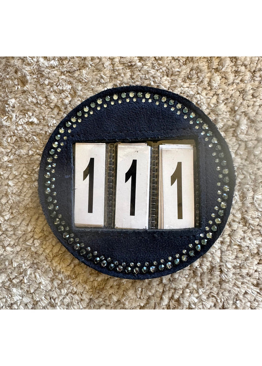 Swarovski Wedstrijd nummer Blauw Lak Crystal Montana