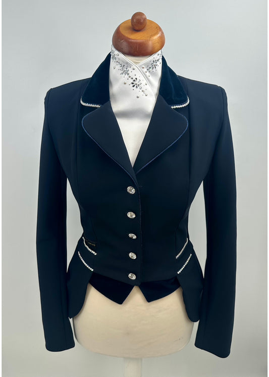 Lamantia couture Mini Frack Dark Blue Classic Velvet