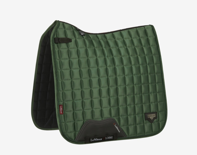 LeMieux Loire classic dressage square Hunter Green