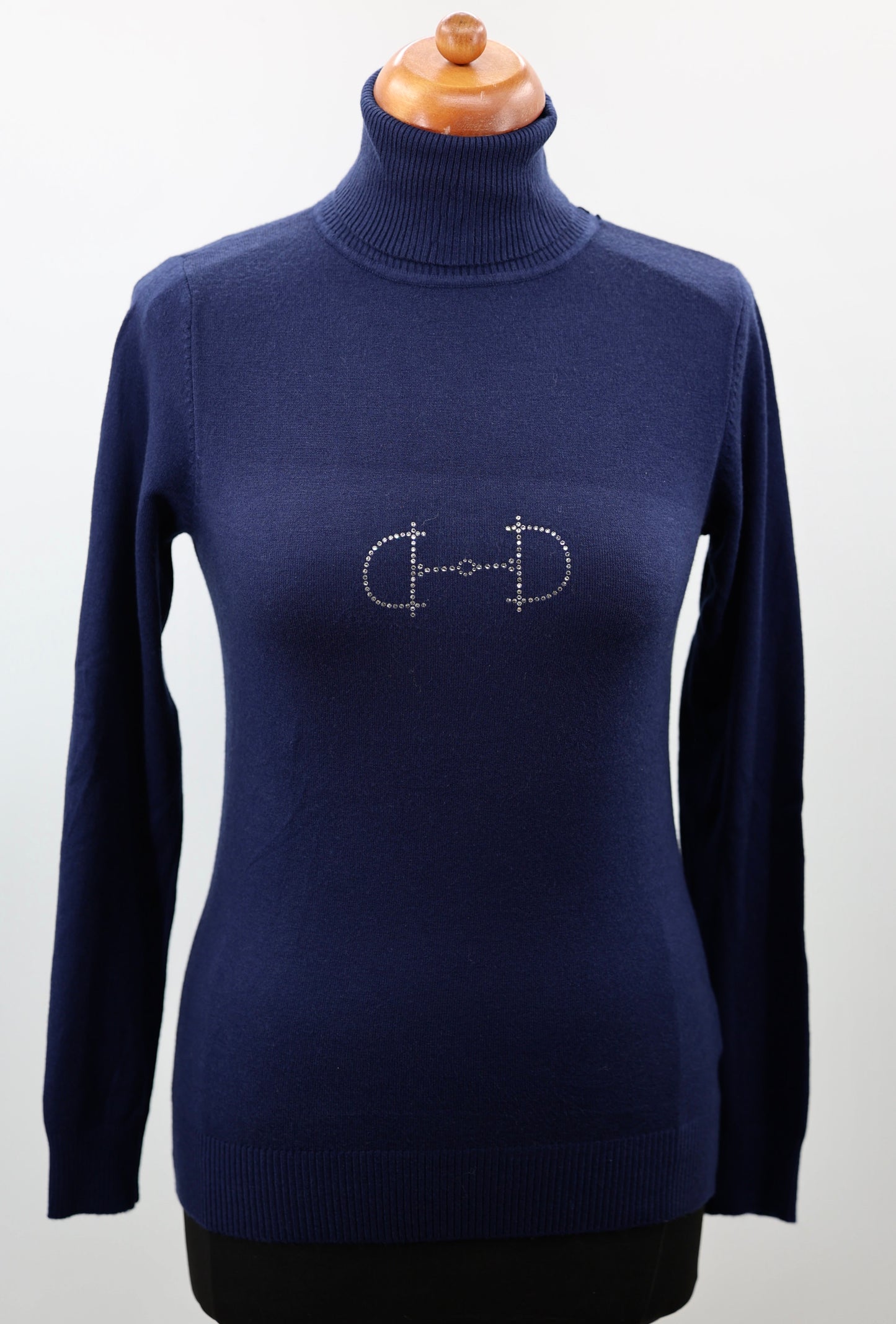 Equestrian style coltrui swarovski one size Blue
