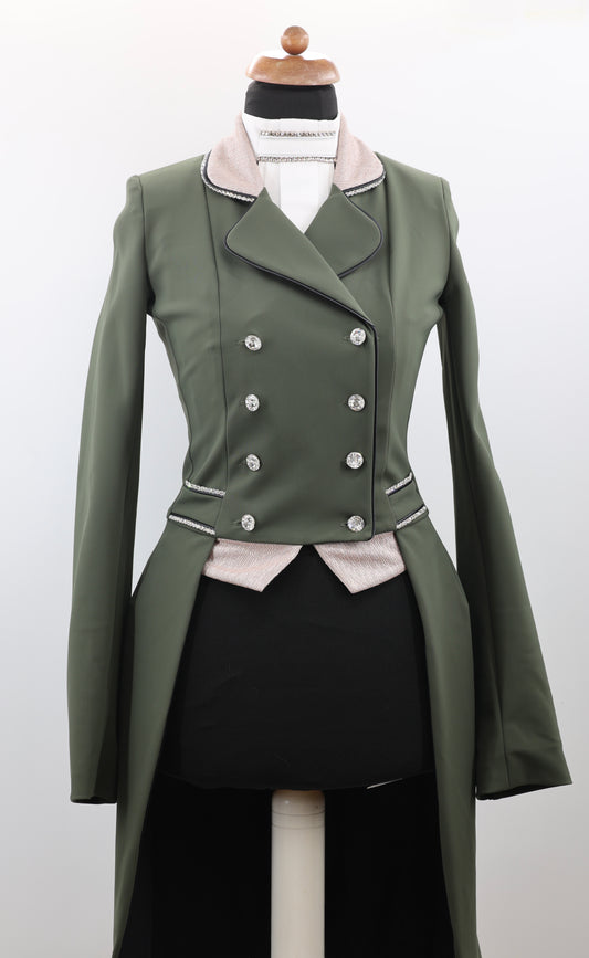 Lamantia Couture Frack Kaki Green Rose MAAT 32