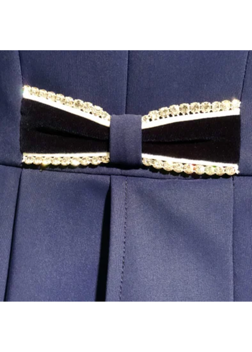 Lamantia couture slipjas licht blauw-wit