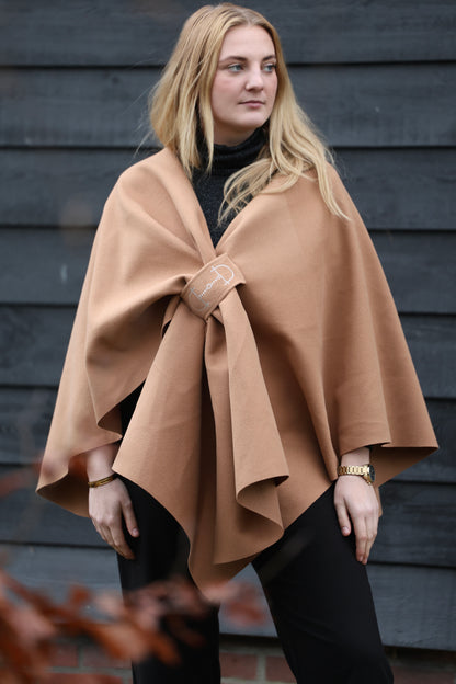 Omslagdoek Trend Swarovski Cognac