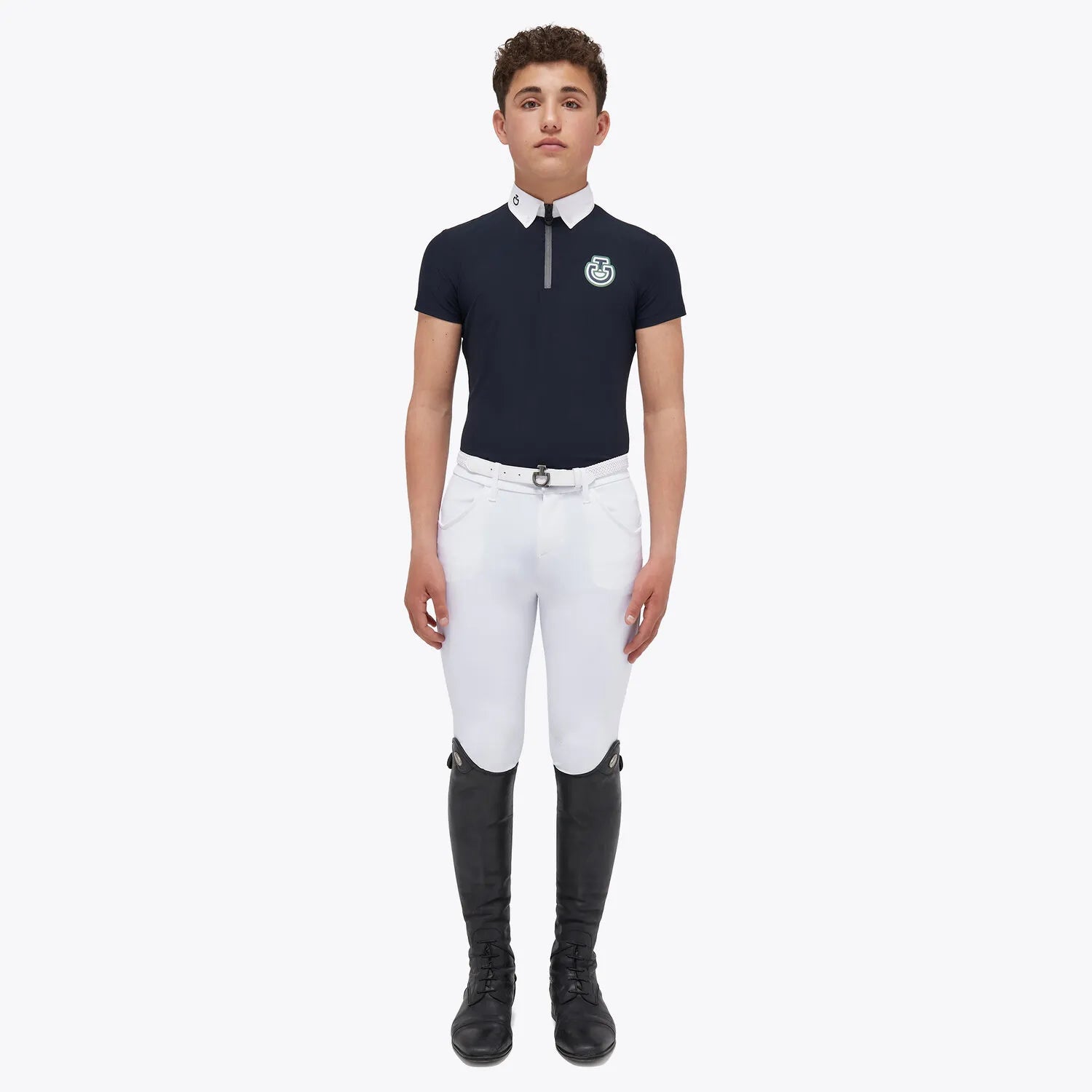 Cavalleria Toscana bubble jersey competition polo kids