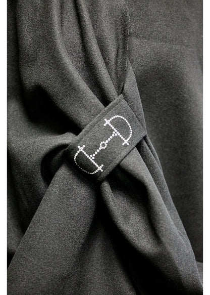 Omslagdoek Fleece Swarovski Black