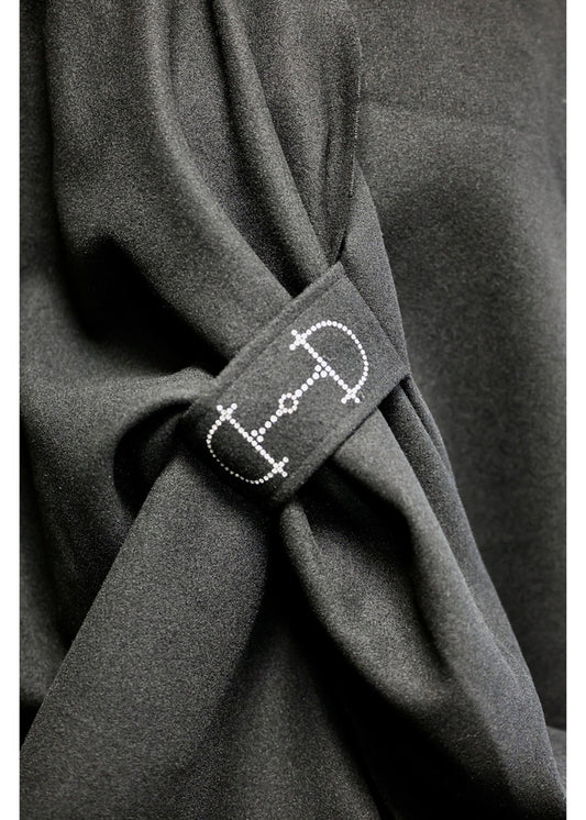 Omslagdoek Fleece Swarovski Black