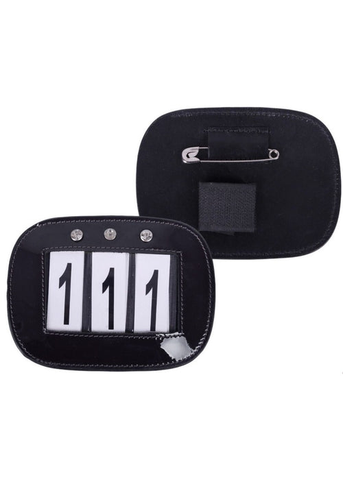 Wedstrijd nummer lak Zwart