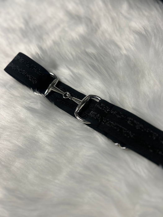 Shiny bit riem - Zwart/Mat