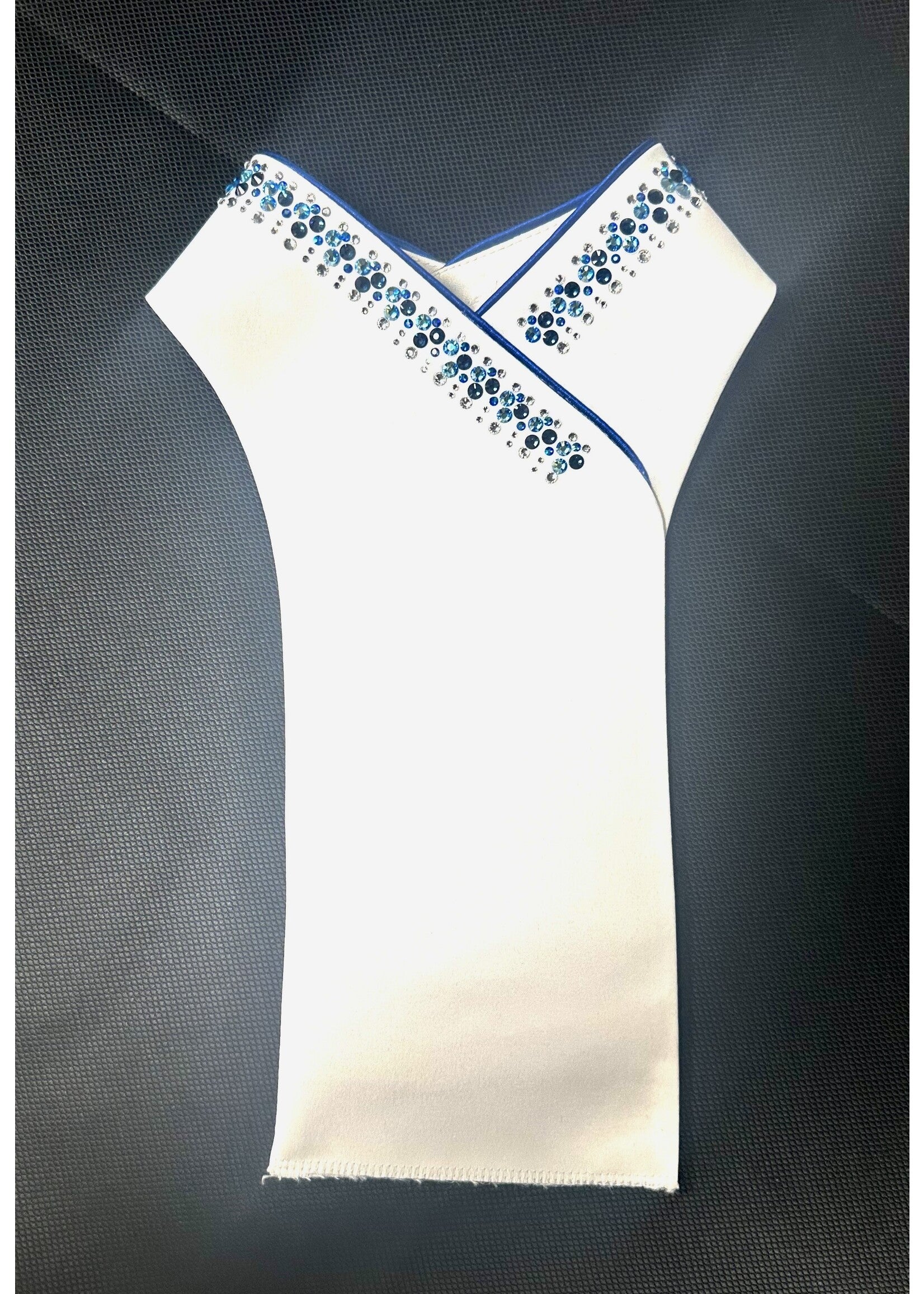Plastron swarovski Plastronique by Lamantia classic crystal blue