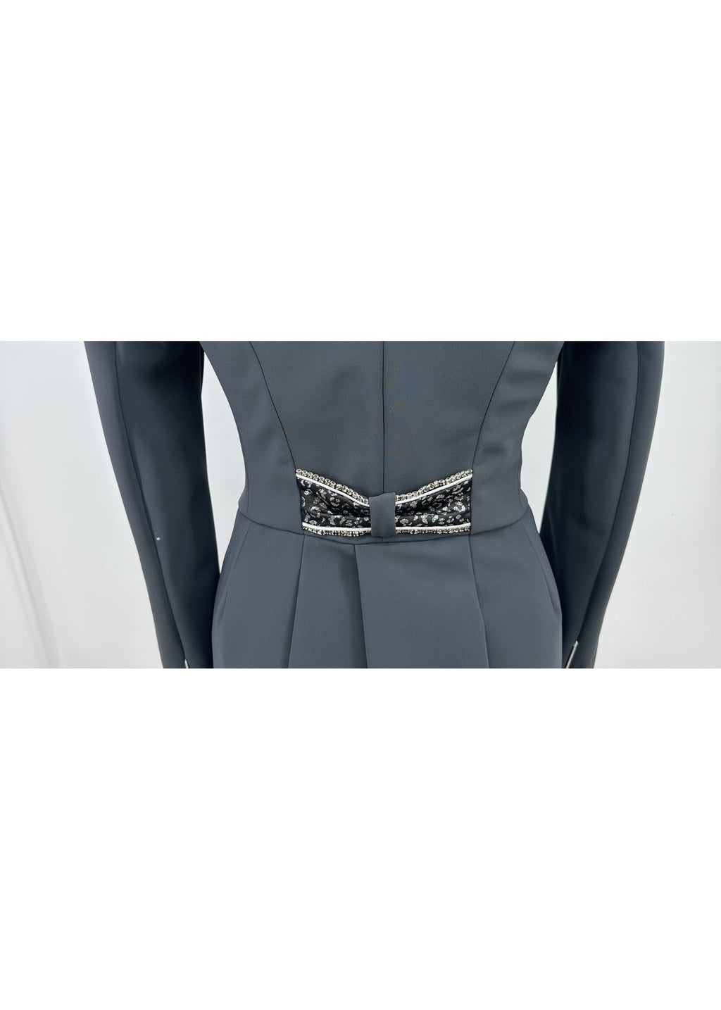 Lamantia Couture Mini Frack Silver Grey Panter