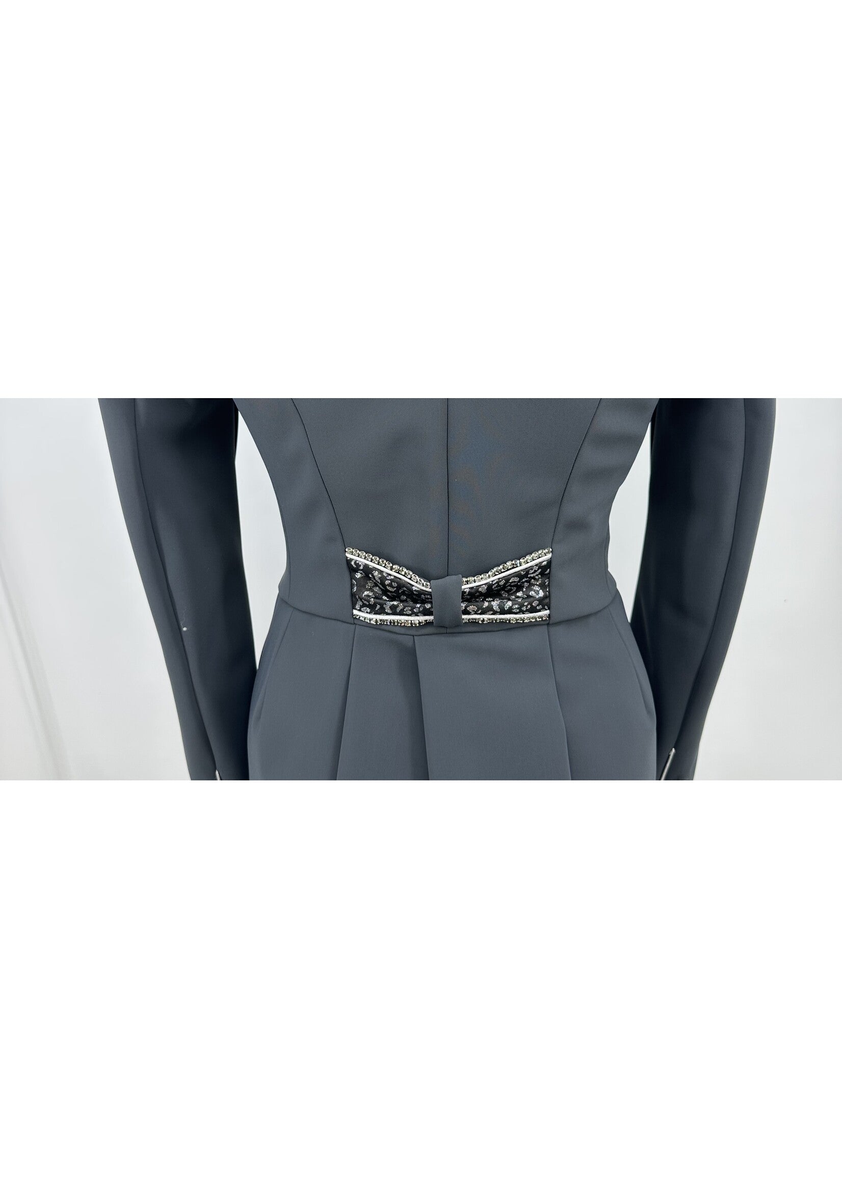 Lamantia Couture Mini Frack Silver Grey Panter