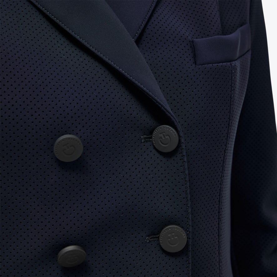 Cavalleria Toscana Frack Perforated Donker Blauw