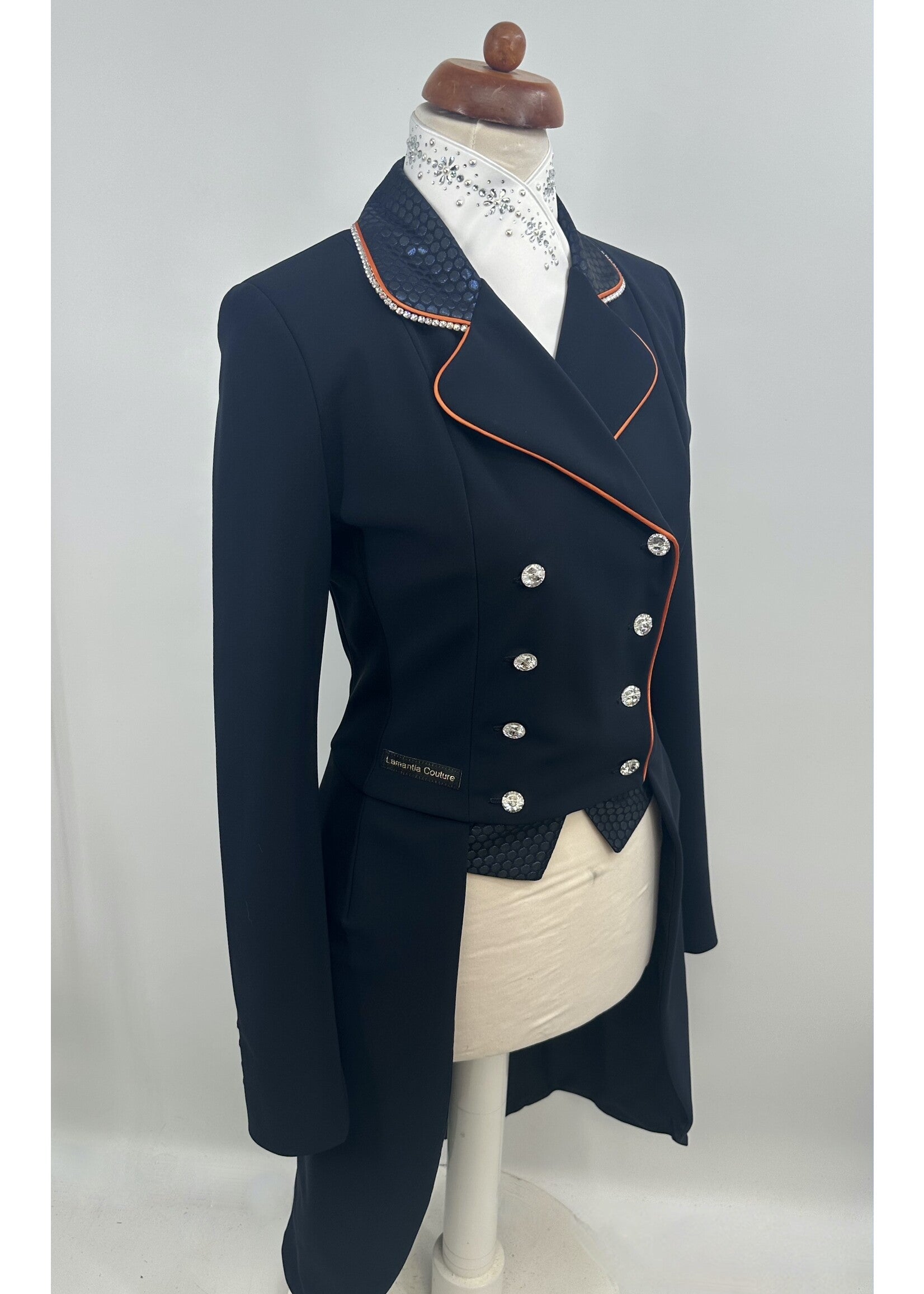 Lamantia couture Frack Dark Blue Dutch Sparkle Dot