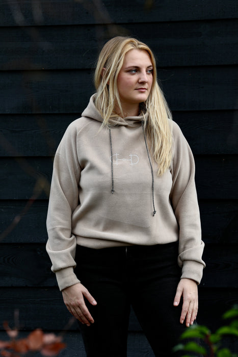 Hoodie Swarovski Fashion Sand