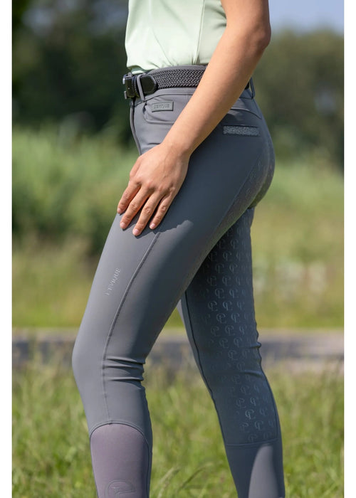 L'Evique Rijbroek Full grip Vita Grijs