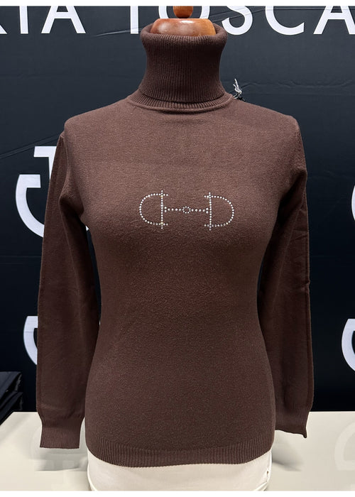 Equestrian style coltrui swarovski one size