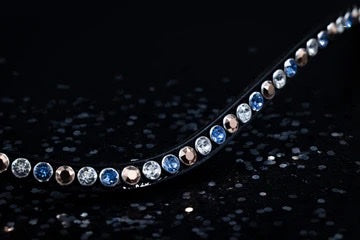 SWAROVSKI CLASSIC XL BROWBAND ROSE GOLD SAPPHIRE