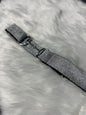 Shiny bit riem - Zilver