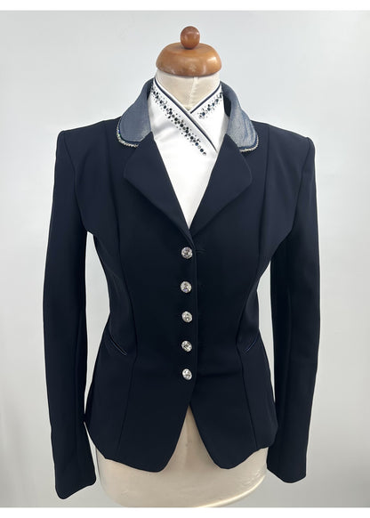 Lamantia Couture Wedstrijdjas sportief donker blauw le 80