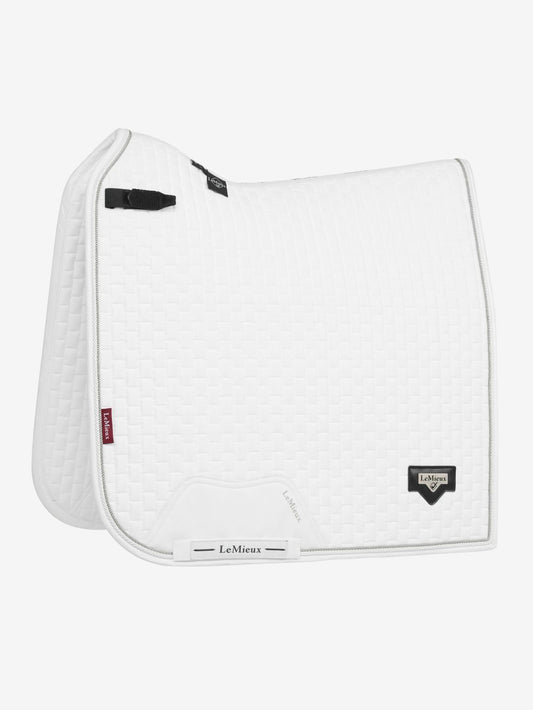 LeMieux Puisance Suede Dressage pad White