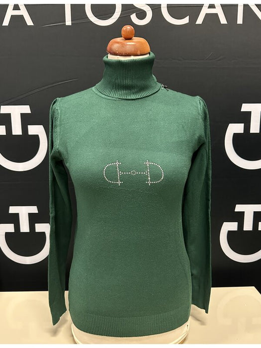 Equestrian style coltrui swarovski one size