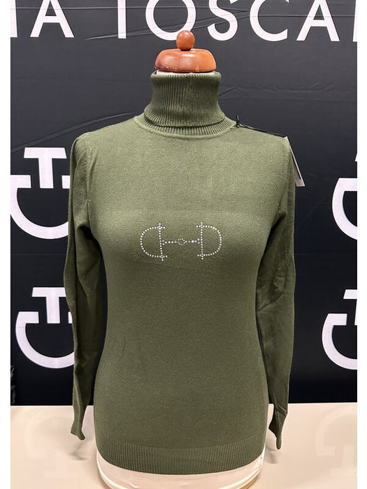 Equestrian style coltrui swarovski one size