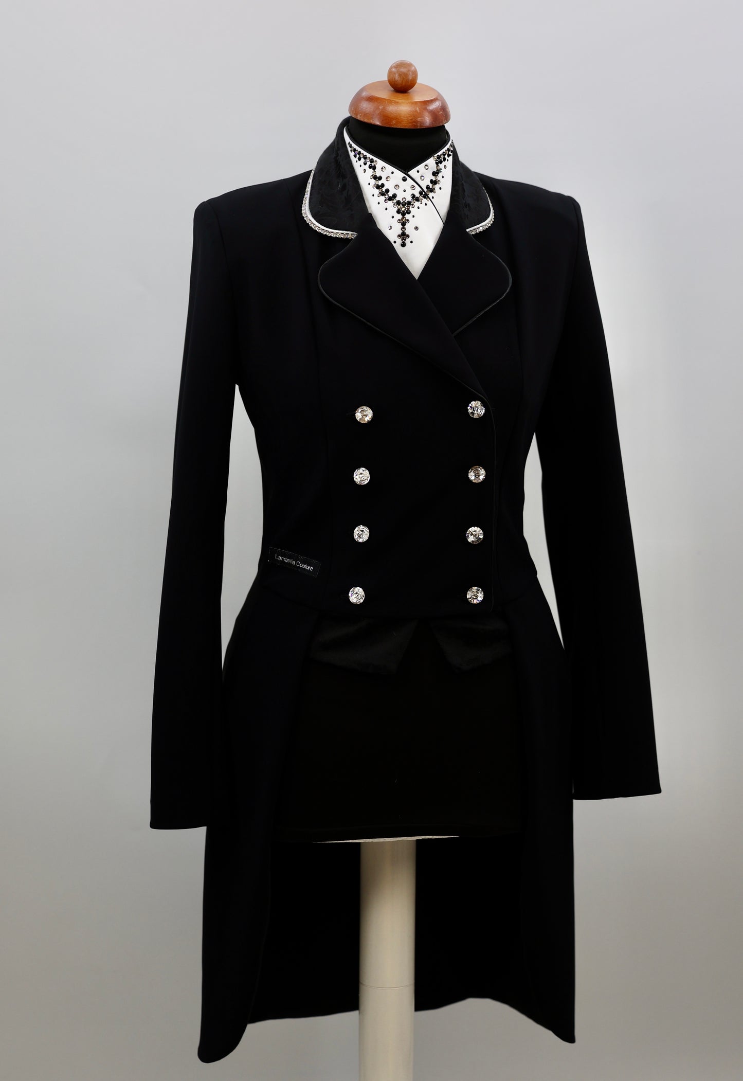 DEMO Lamantia Couture Frack Le Noir Blossom SIZE 38